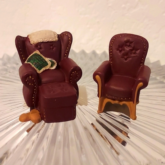 Avon Fine Collectibles Victorian Miniature Living Room Furniture  - 6 Pieces - Picture 7 of 14